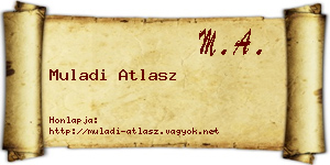 Muladi Atlasz névjegykártya